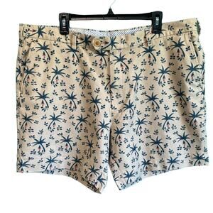 Brooks Brothers Tan Tropical Print Men's Casual Shorts 42